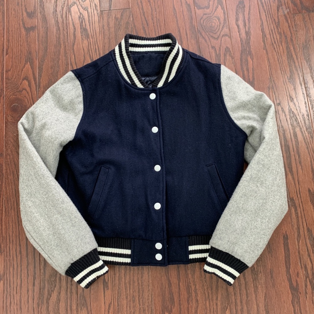 Brandy Melville Bomber Varsity Jacket réversible